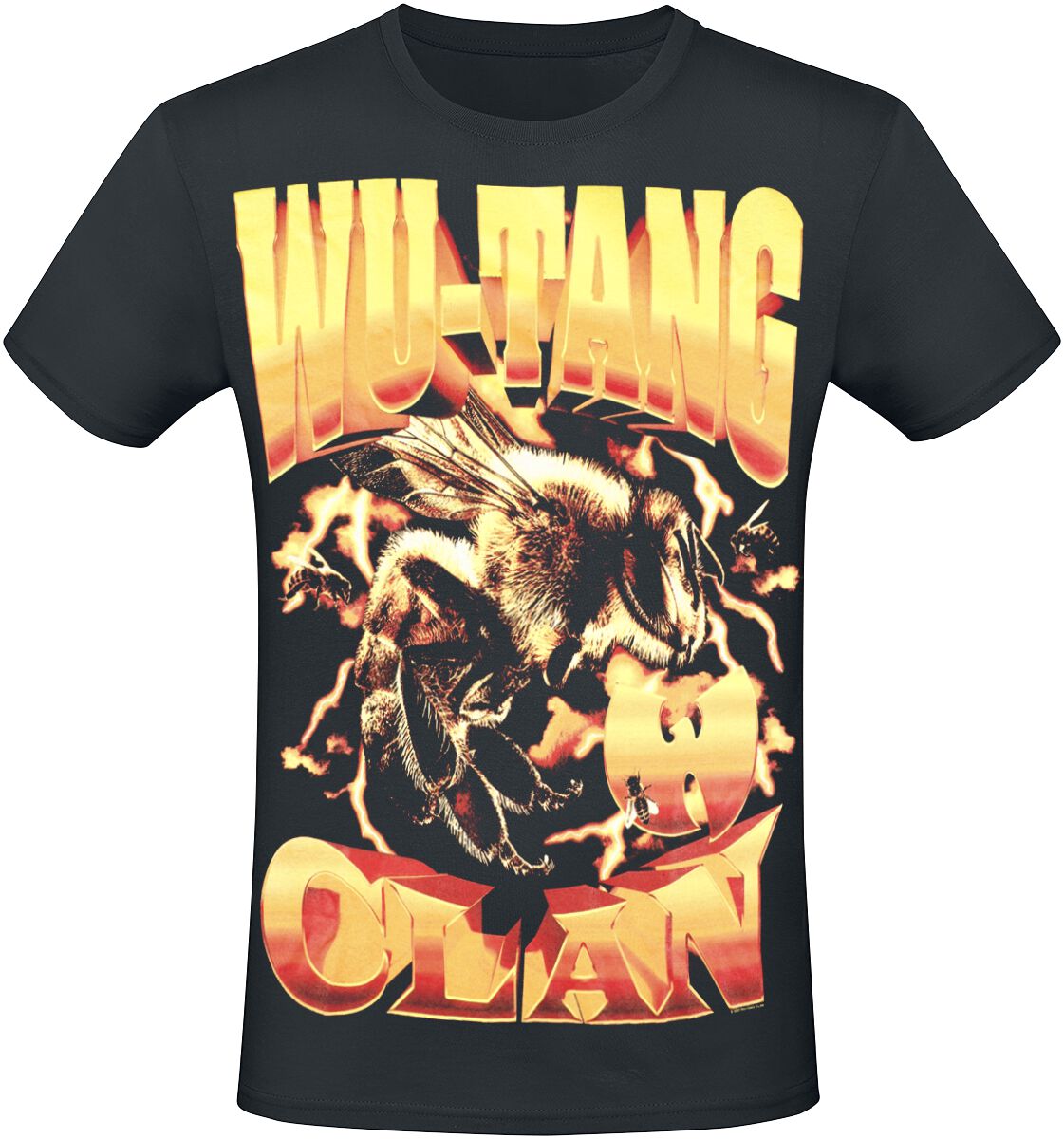 Wu-Tang Clan T-Shirt - Bee - S to 3XL - for Men - black - 100% cotton T-Shirts Band Merchandise