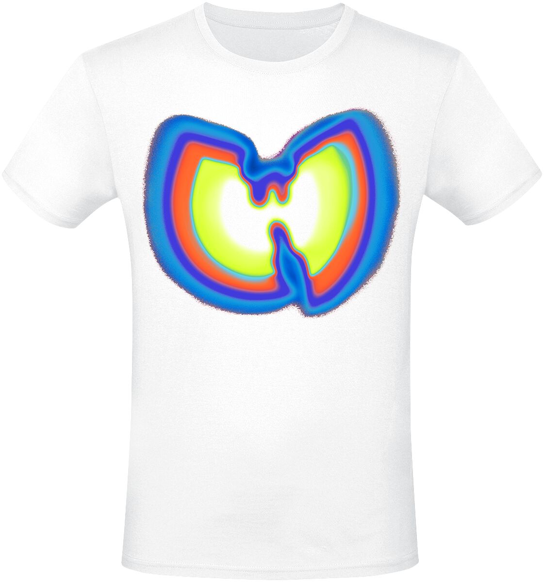 Wu-Tang Clan T-Shirt - Psychedelic - S to XL - for Men - white - 100% cotton T-Shirts Band Merchandise