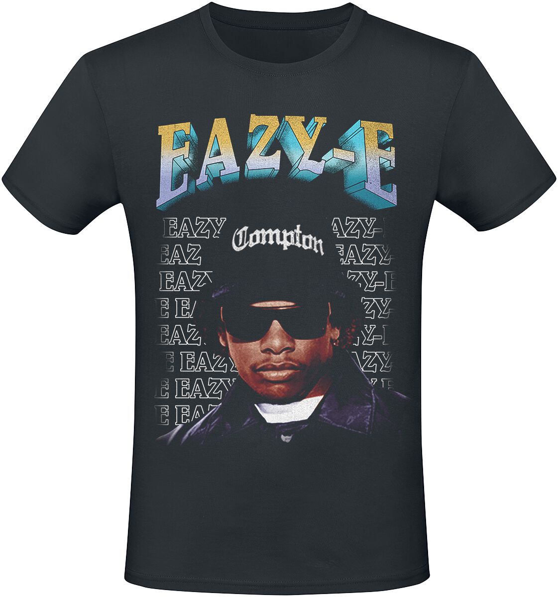 Eazy-E T-Shirt - Compton - S to 3XL - for Men - black - 100% cotton T-Shirts Band Merchandise