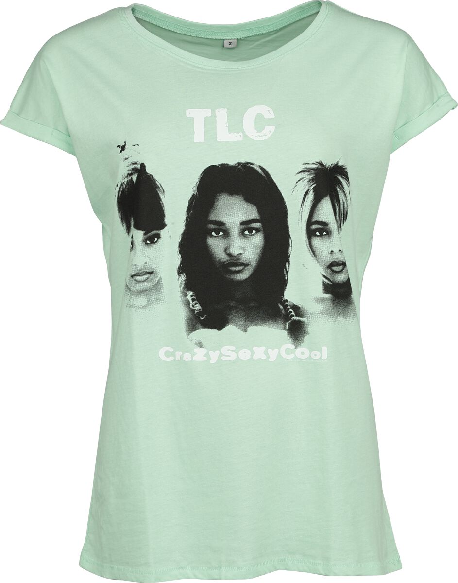 TLC T-Shirt - CrazySexyCool - S to XXL - for Women - green - 100% cotton T-Shirts Band Merchandise