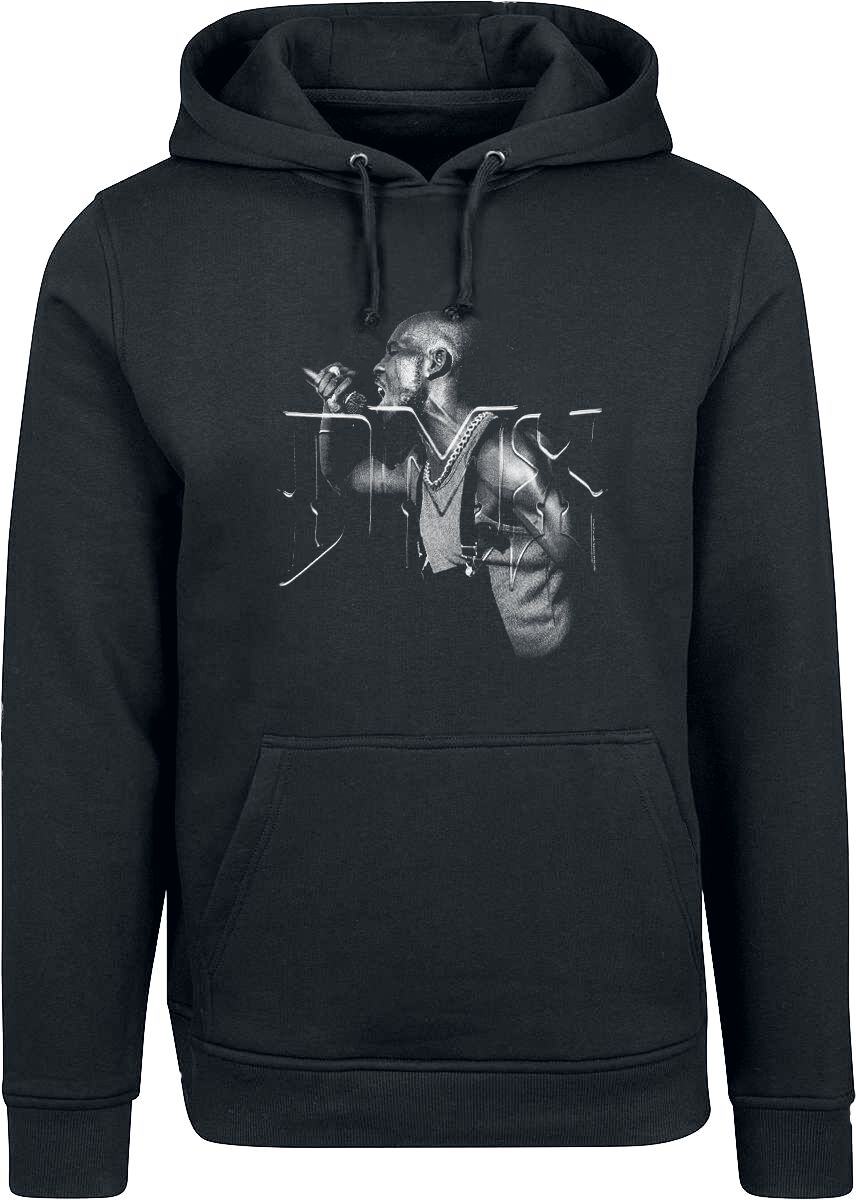 DMX Hooded sweater - Mic - S to XXL - for Men - black - 80% cotton, 20% polyester Hooded sweaters & -jackets Band Merchandise