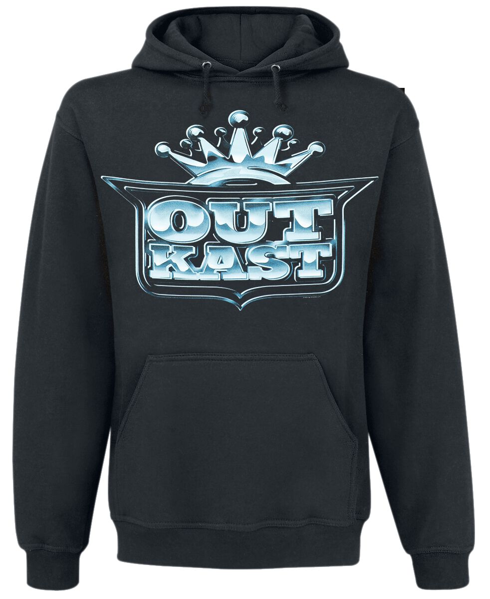 OutKast Hooded sweater - Crown - S to XXL - for Men - black - 80% cotton, 20% polyester Hooded sweaters & -jackets Band Merchandise