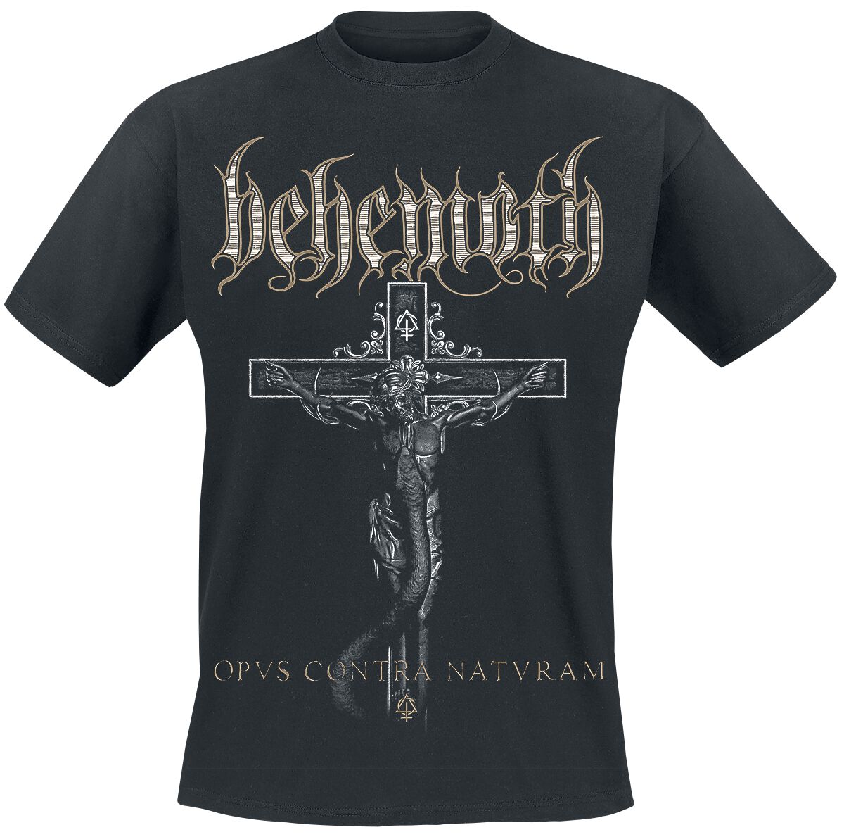 Behemoth T-Shirt - OCN Cross - S to XXL - for Men - black - 100% cotton T-Shirts Band Merchandise