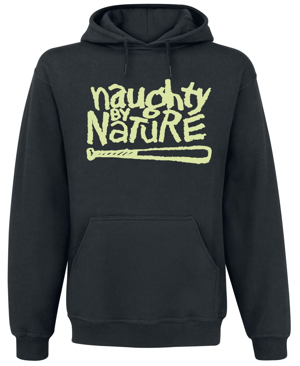 Naughty by Nature Hooded sweater - Classic Logo OPP - S to 4XL - for Men - black - 50% cotton, 50% polyester Hooded sweaters & -jackets Band Merchandise