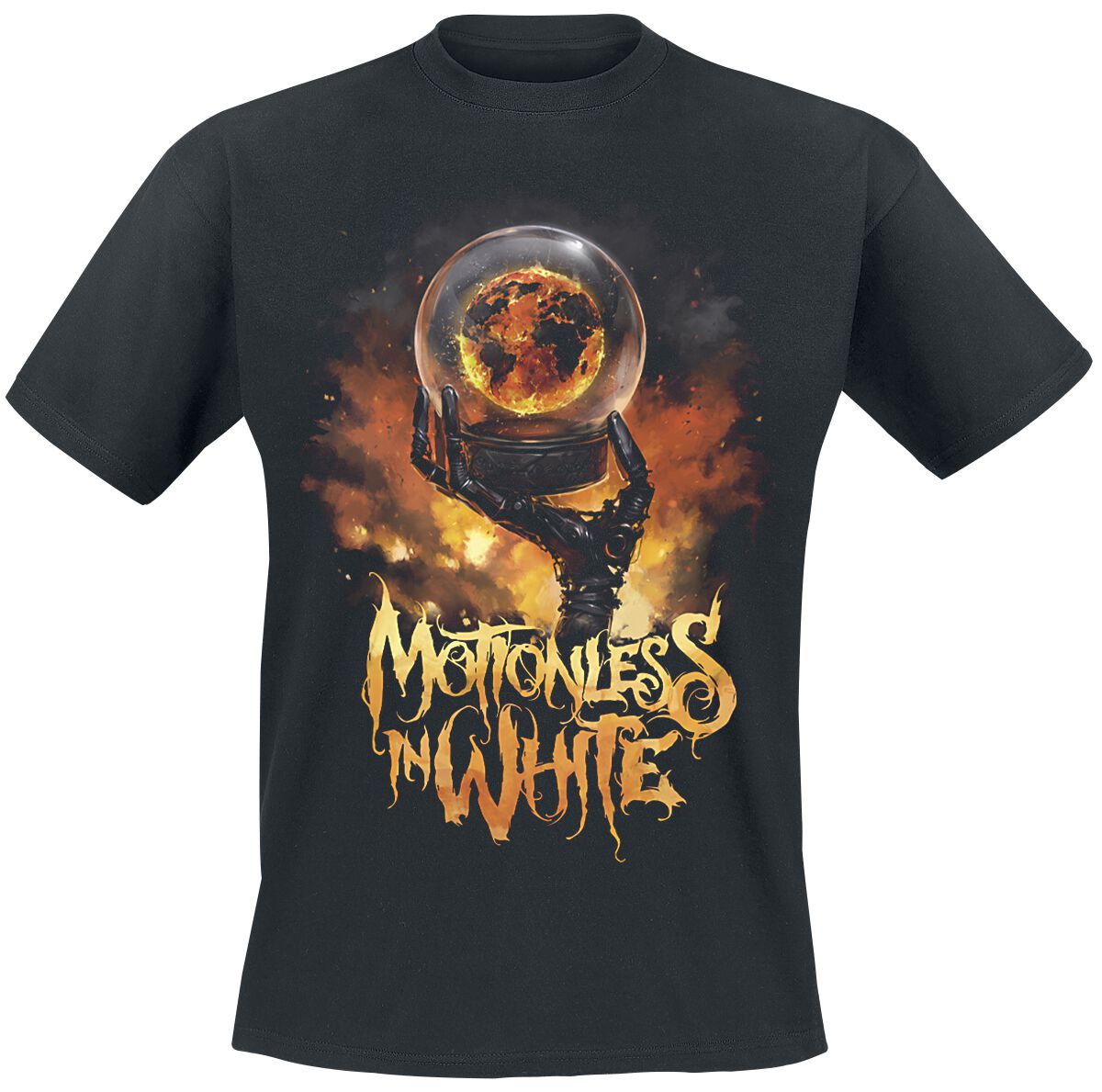 Motionless In White T-Shirt - Scoring The End Of The World - S to XXL - for Men - black - 100% cotton T-Shirts Band Merchandise