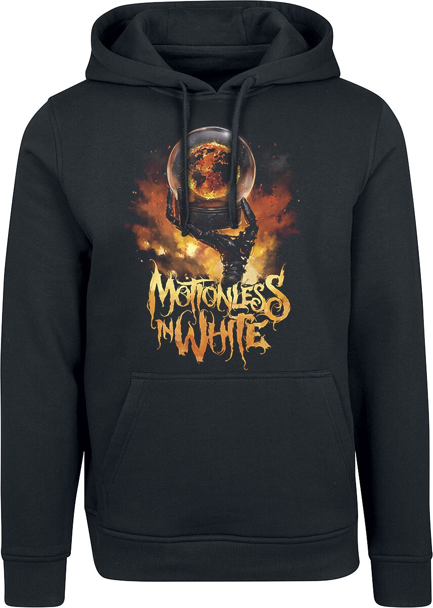 Motionless In White Hooded sweater - Scoring the end of the world - S to XXL - for Men - black - 65% cotton, 35% polyester Hooded sweaters & -jackets Band Merchandise