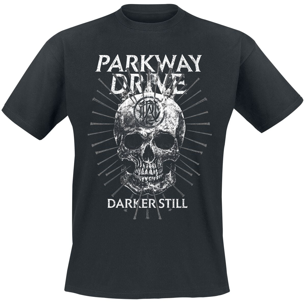 Parkway Drive T-Shirt - Smoke Skull - S to XXL - for Men - black - 100% cotton T-Shirts Band Merchandise