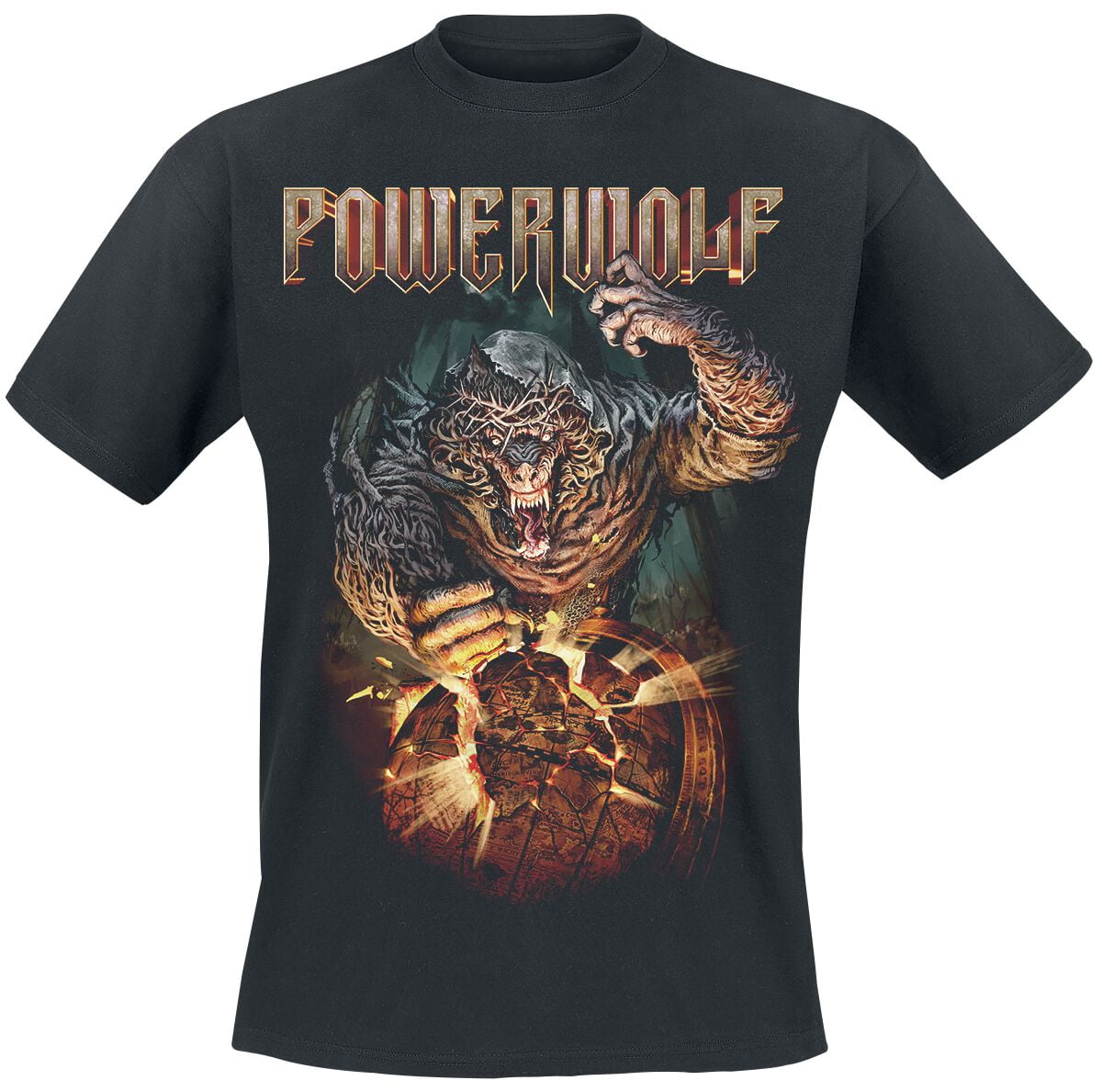 Powerwolf T-Shirt - My Will Be Done - M to 3XL - for Men - black - 100% cotton T-Shirts Band Merchandise