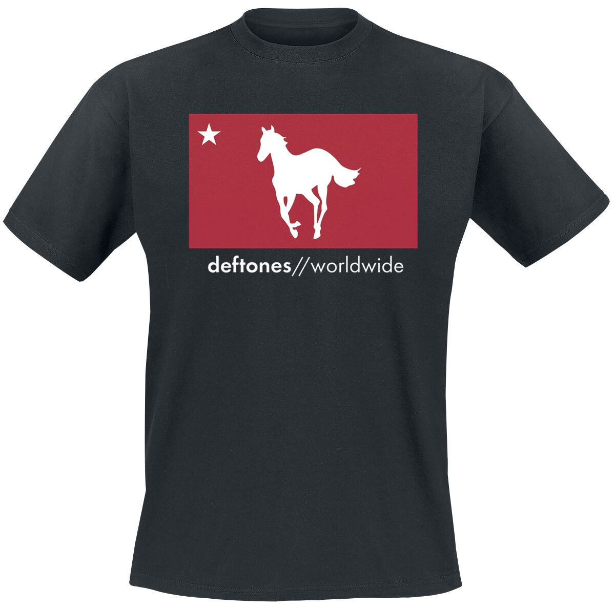 Deftones T-Shirt - Worldwide - S to XXL - for Men - black - 100% cotton T-Shirts Band Merchandise