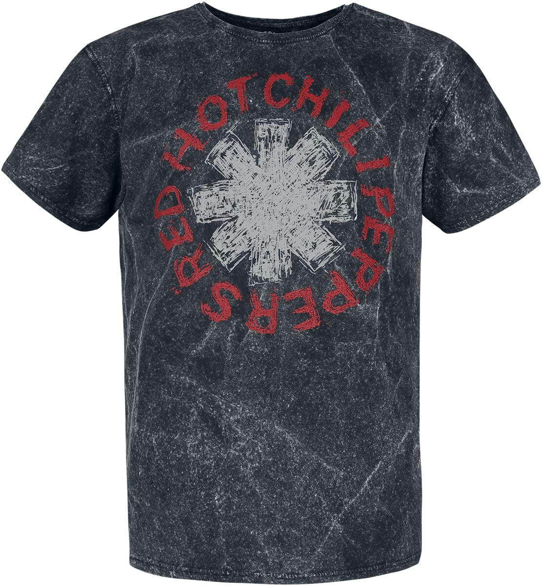 Red Hot Chili Peppers T-Shirt - Scratch Logo - S to XL - for Men - black - 100% cotton T-Shirts Band Merchandise