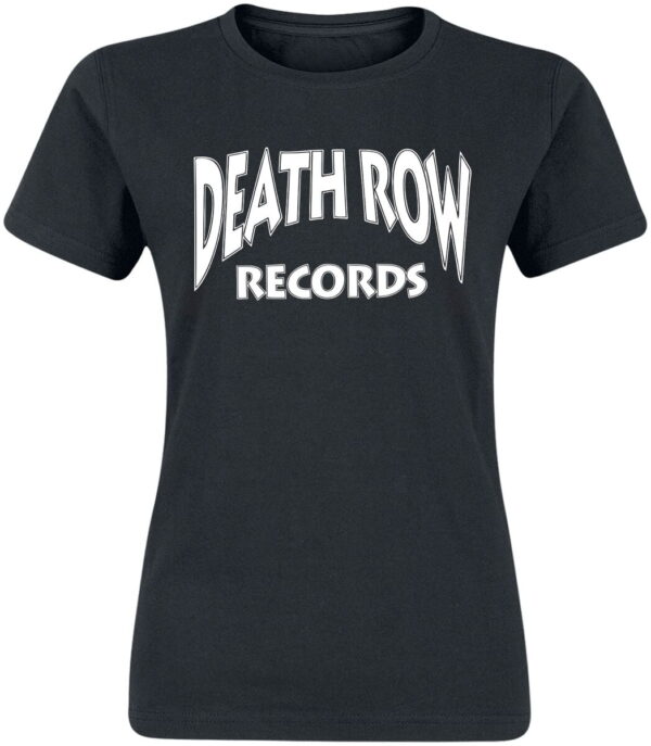 Death Row Records T-Shirt - Classic Logo - S to XL - for Women - black - 100% cotton T-Shirts Band Merchandise - Image 1