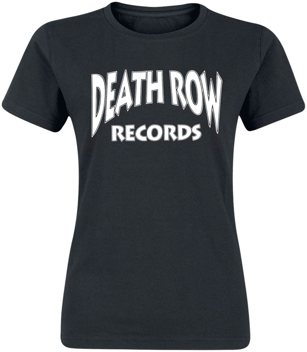 Death Row Records T-Shirt - Classic Logo - S to XL - for Women - black - 100% cotton T-Shirts Band Merchandise