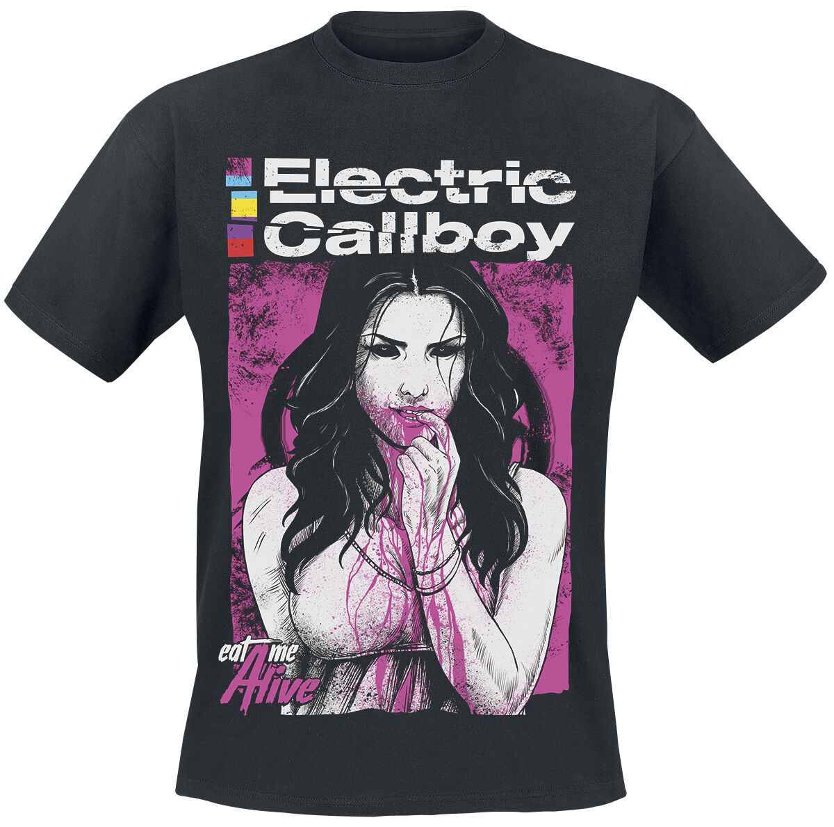 Electric Callboy T-Shirt - Eat Me Alive - M to 3XL - for Men - black - 100% cotton T-Shirts Band Merchandise