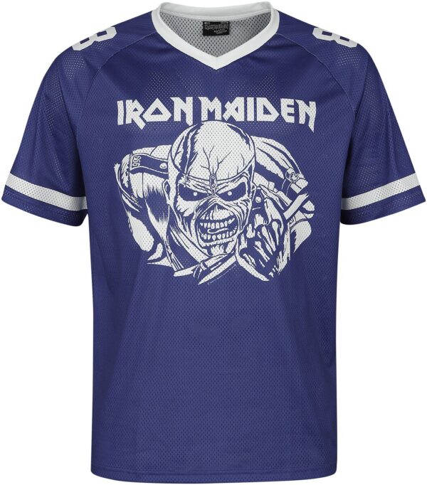 Iron Maiden Jersey - EMP Signature Collection - S to XXL - for Men - blue-white - 100% polyester T-Shirts Band Merchandise - Image 1