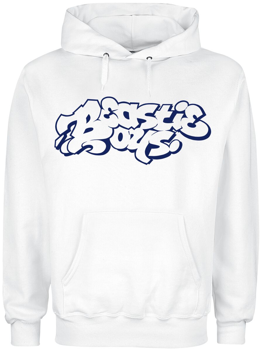 Beastie Boys Hooded sweater - Graffiti Logo - S to XXL - for Men - white - 80% cotton, 20% polyester Hooded sweaters & -jackets Band Merchandise