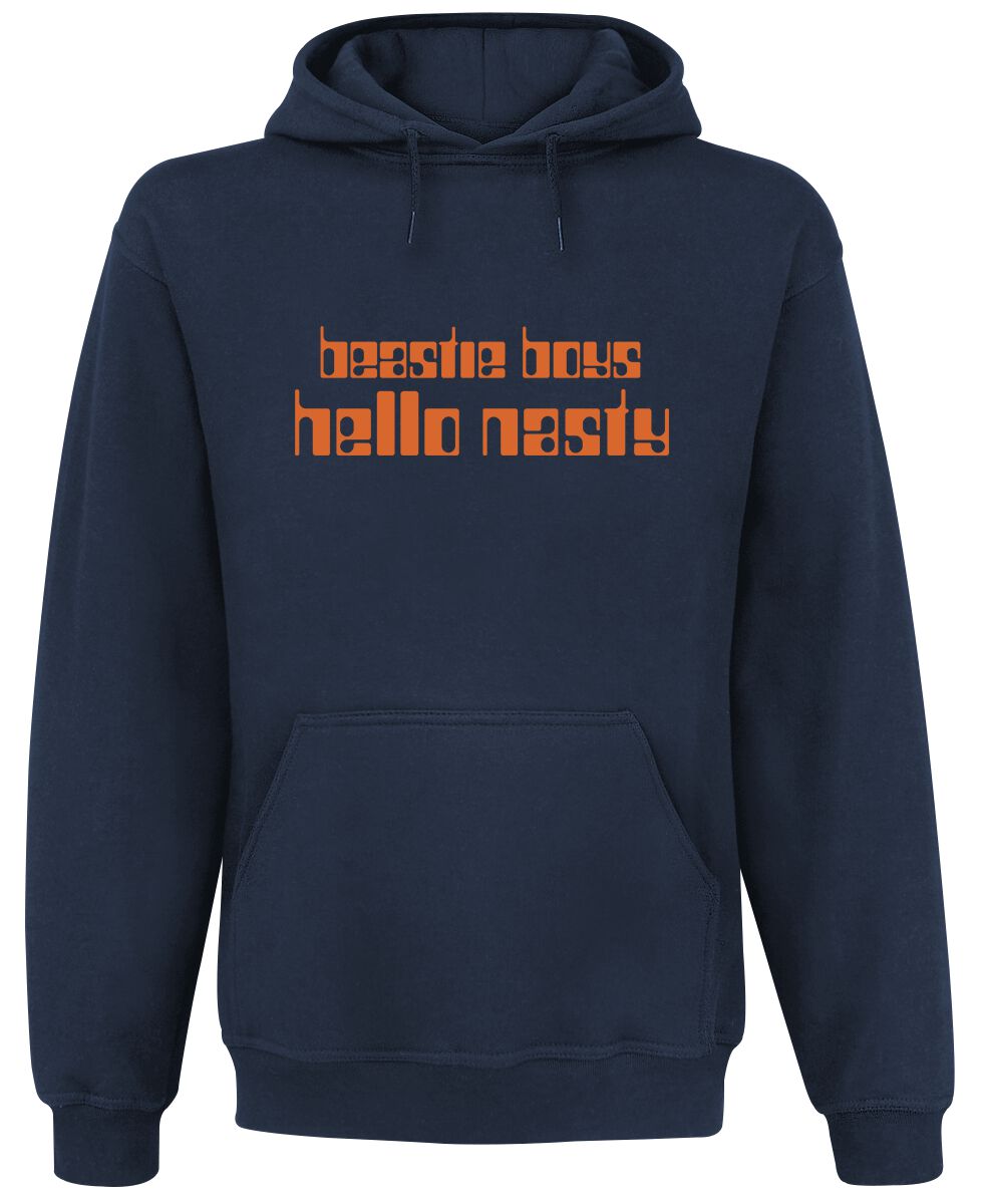 Beastie Boys Hooded sweater - Hello Nasty - S to XXL - for Men - navy - 80% cotton, 20% polyester Hooded sweaters & -jackets Band Merchandise