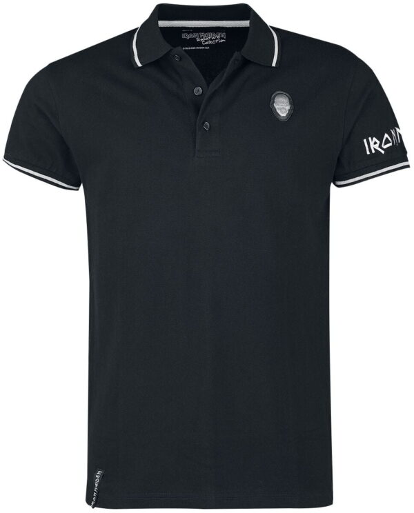 Iron Maiden Polo Shirt - EMP Signature Collection - M to L - for Men - black - 95% cotton, 5% elastane T-Shirts Band Merchandise - Image 1