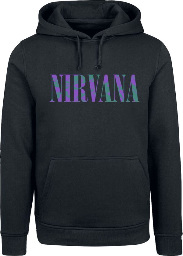 Nirvana Hooded sweater - Sliver - S to XL - for Men - black - 100% cotton Hooded sweaters & -jackets Band Merchandise - Image 1