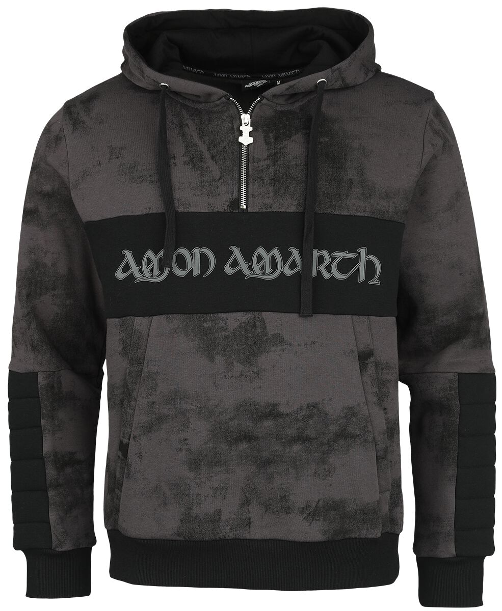 Amon Amarth Hooded sweater - EMP Signature Collection - M to XXL - for Men - dark grey-black - 70% cotton, 30% polyester Hooded sweaters & -jackets Band Merchandise