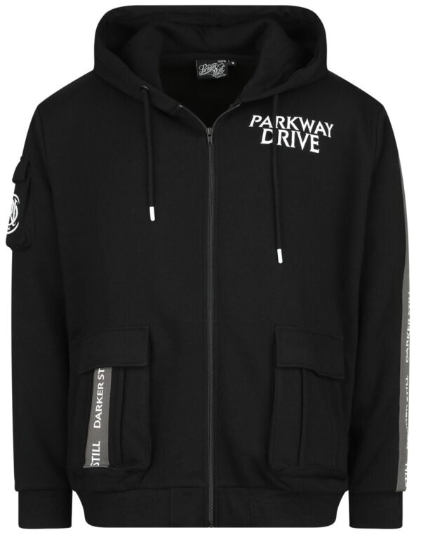 Parkway Drive Hooded zip - EMP Signature Collection - S to XXL - for Men - black-dark grey - 60% cotton, 40% polyester Hooded sweaters & -jackets Band Merchandise - Image 1