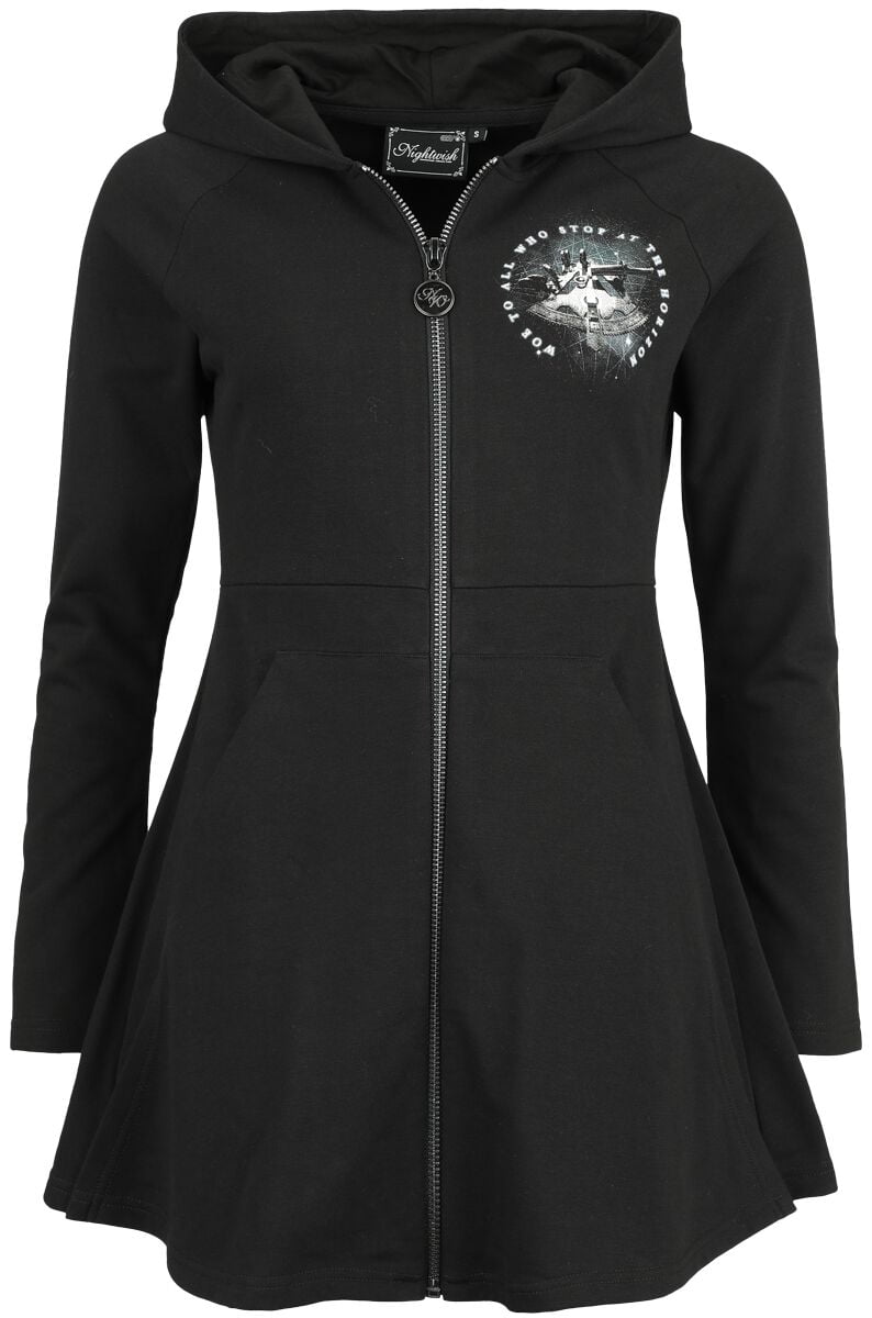 Nightwish Hooded zip - EMP Signature Collection - S to XL - for Women - black - 70% cotton, 30% polyester Hooded sweaters & -jackets Band Merchandise