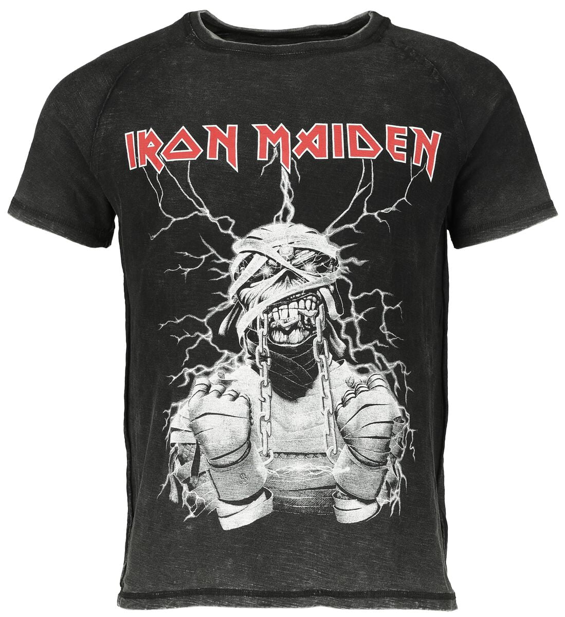 Iron Maiden T-Shirt - EMP Signature Collection - M to 3XL - for Men - dark grey-grey - 100% cotton T-Shirts Band Merchandise