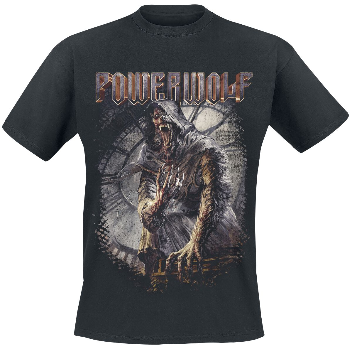 Powerwolf T-Shirt - No Prayer On Midnight - S to 3XL - for Men - black - 100% cotton T-Shirts Band Merchandise