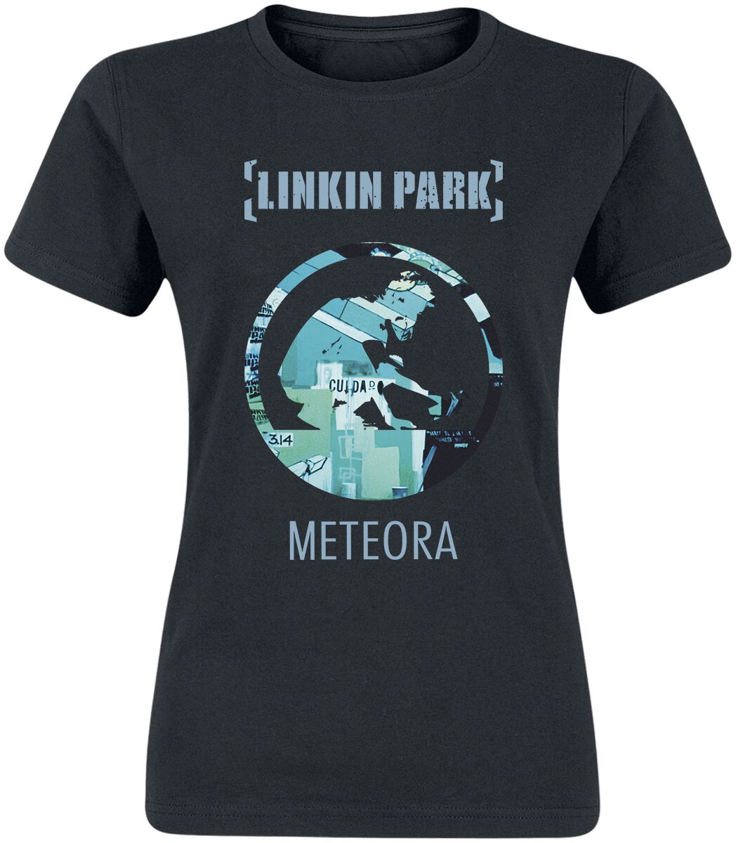 Linkin Park T-Shirt - Meteora 20th Anniversary - S to XXL - for Women - black - 100% cotton T-Shirts Band Merchandise