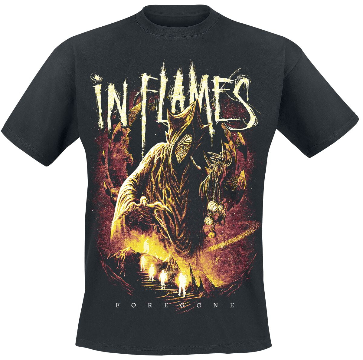 In Flames T-Shirt - Foregone Space - M to 3XL - for Men - black - 100% cotton T-Shirts Band Merchandise