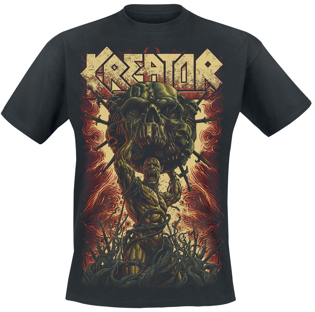 Kreator T-Shirt - Strongest Of The Strong - M to 3XL - for Men - black - 100% cotton T-Shirts Band Merchandise