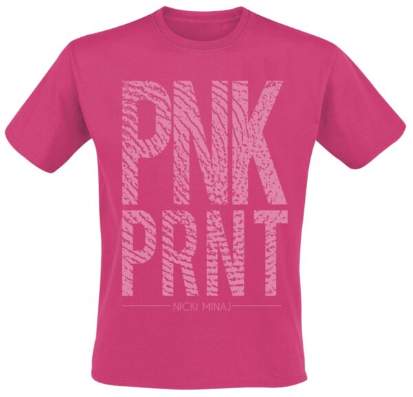 Nicki Minaj T-Shirt - Pnk Prnt - S to XXL - for Men - pink - 100% cotton T-Shirts Band Merchandise - Image 1