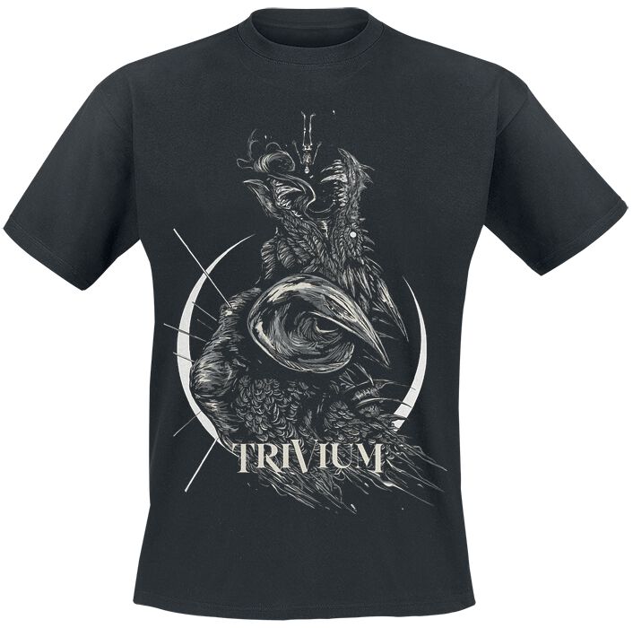 Trivium T-Shirt - Wolf Bird - S to L - for Men - black - 100% cotton T-Shirts Band Merchandise