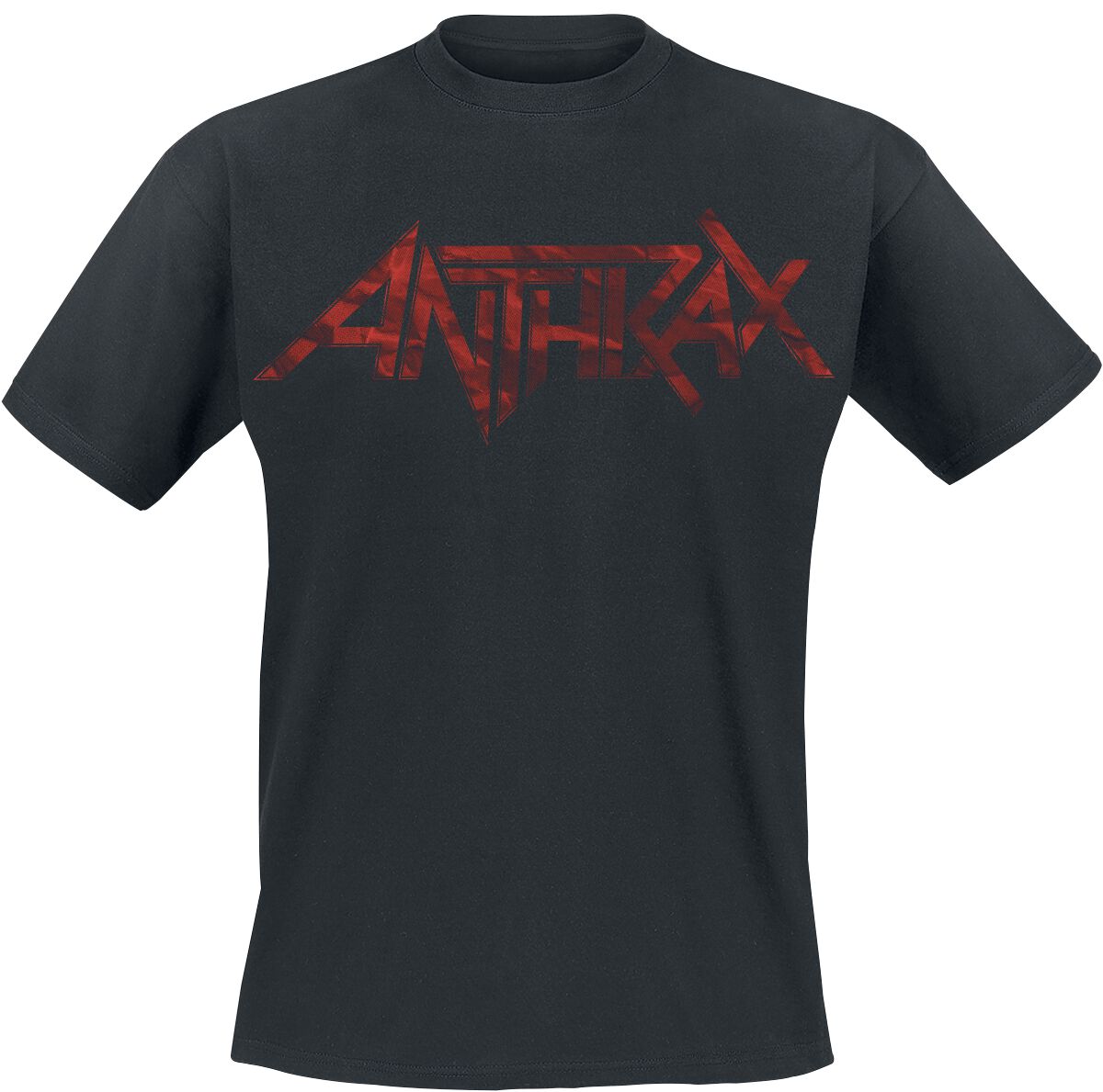 Anthrax T-Shirt - Large Logo - S to XXL - for Men - black - 100% cotton T-Shirts Band Merchandise