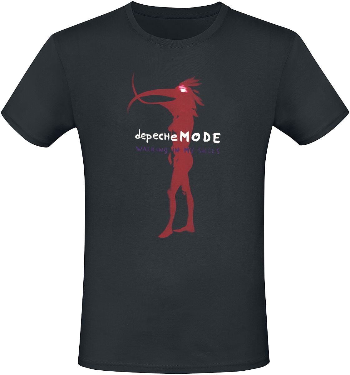 Depeche Mode T-Shirt - Walking In My Shoes - S to 3XL - for Men - black - 100% cotton T-Shirts Band Merchandise