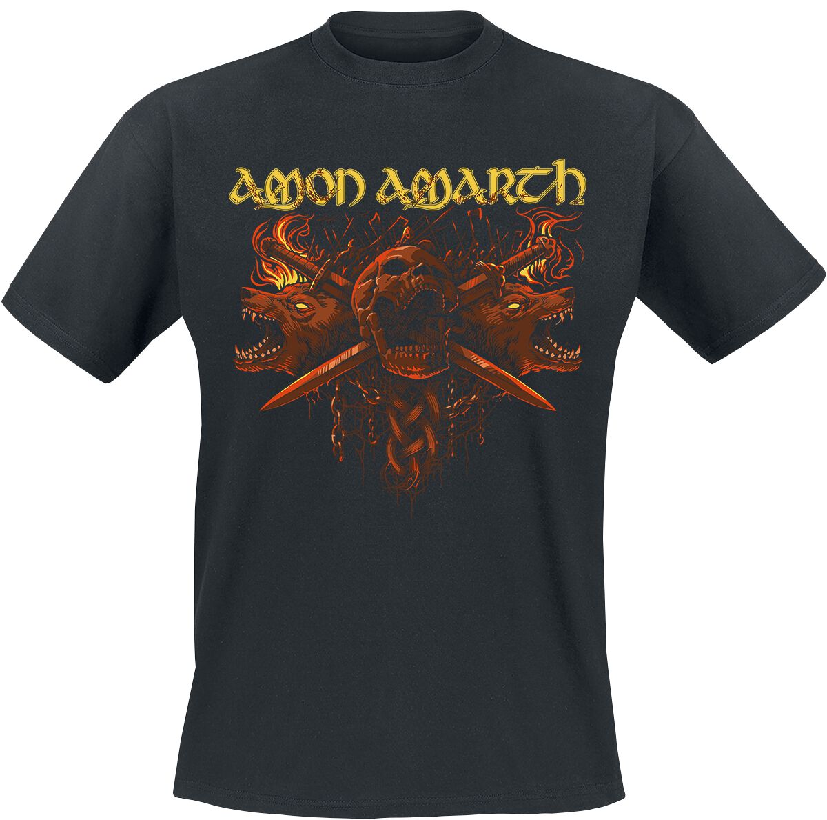 Amon Amarth T-Shirt - Masters Of War - M to XL - for Men - black - 100% cotton T-Shirts Band Merchandise