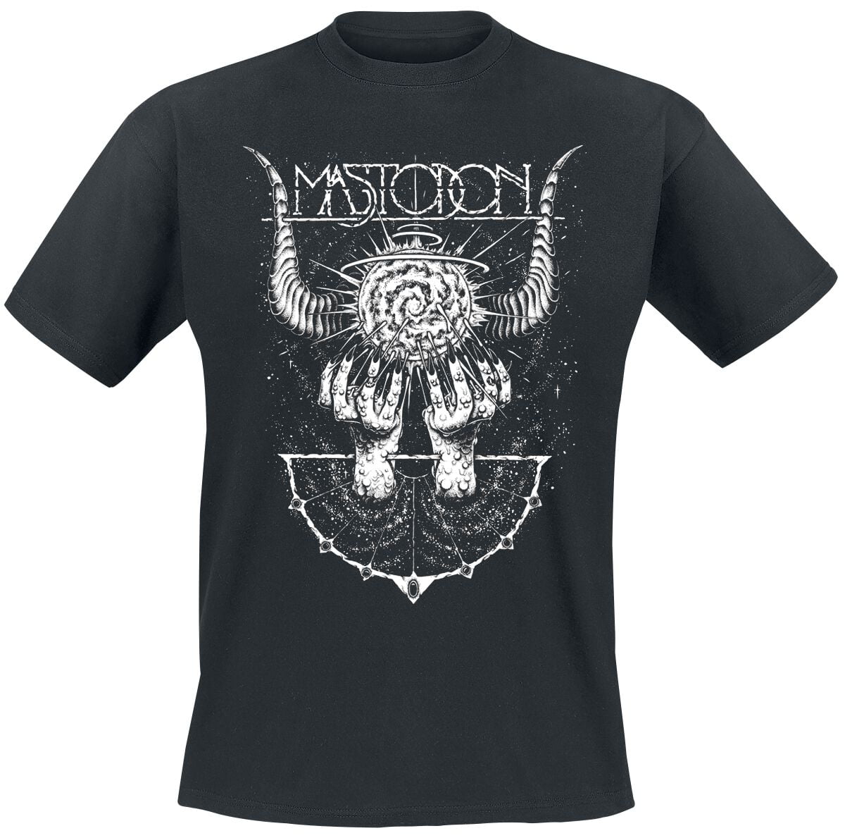 Mastodon T-Shirt - Horned Cosmos - S to 4XL - for Men - black - 100% cotton T-Shirts Band Merchandise