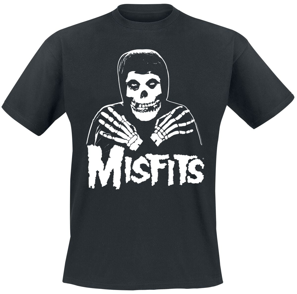 Misfits T-Shirt - Misfits Skull - S to 4XL - for Men - black - 100% cotton T-Shirts Band Merchandise