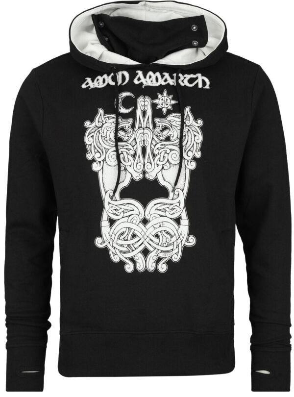 Amon Amarth Hooded sweater - Thorhammer - S to XXL - for Men - black - 65% cotton, 35% polyester Hooded sweaters & -jackets Band Merchandise - Image 1