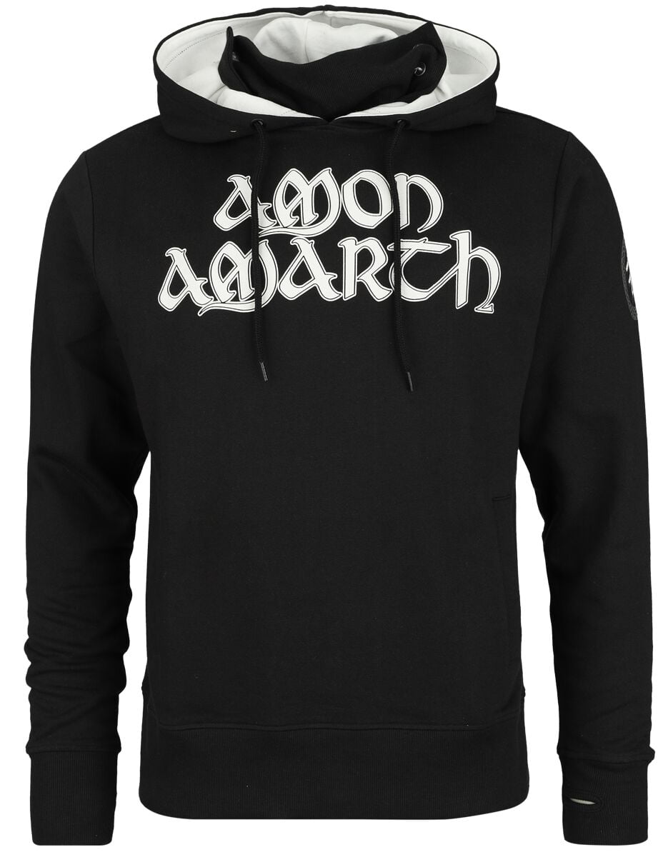 Amon Amarth Hooded sweater - Mjoelner - S to XXL - for Men - black - 95% cotton, 5% elastane Hooded sweaters & -jackets Band Merchandise