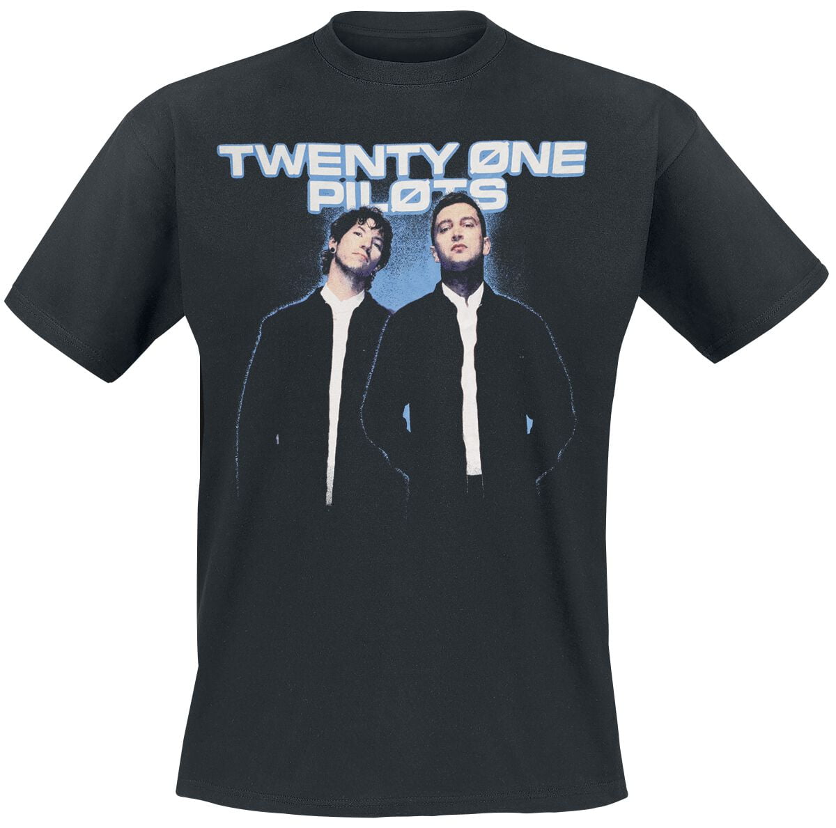 Twenty One Pilots T-Shirt - Tyler & Josh Posing - M to XL - for Men - black - 100% cotton T-Shirts Band Merchandise