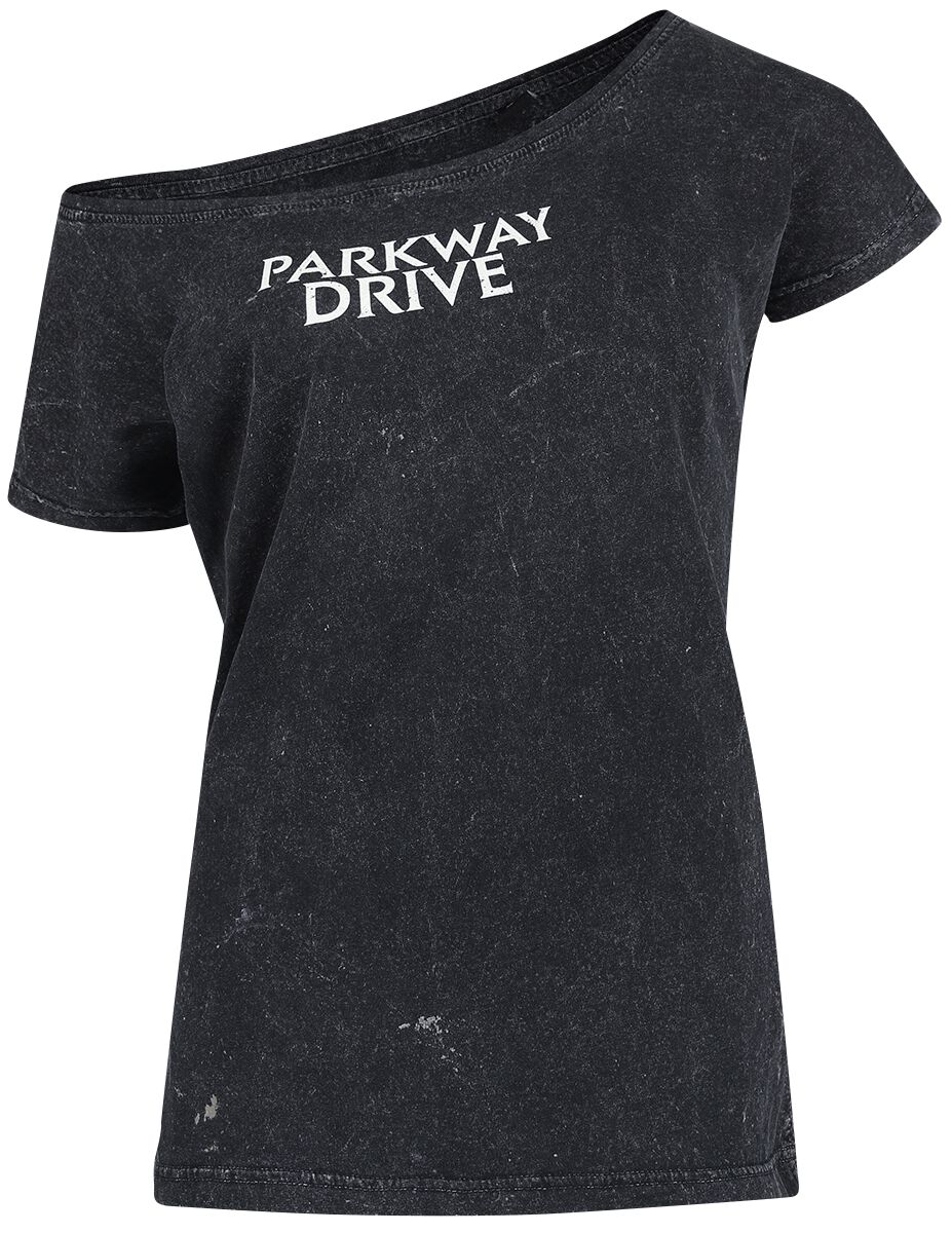 Parkway Drive T-Shirt - Smoke Skull - S to XXL - for Women - dark grey - 100% cotton T-Shirts Band Merchandise