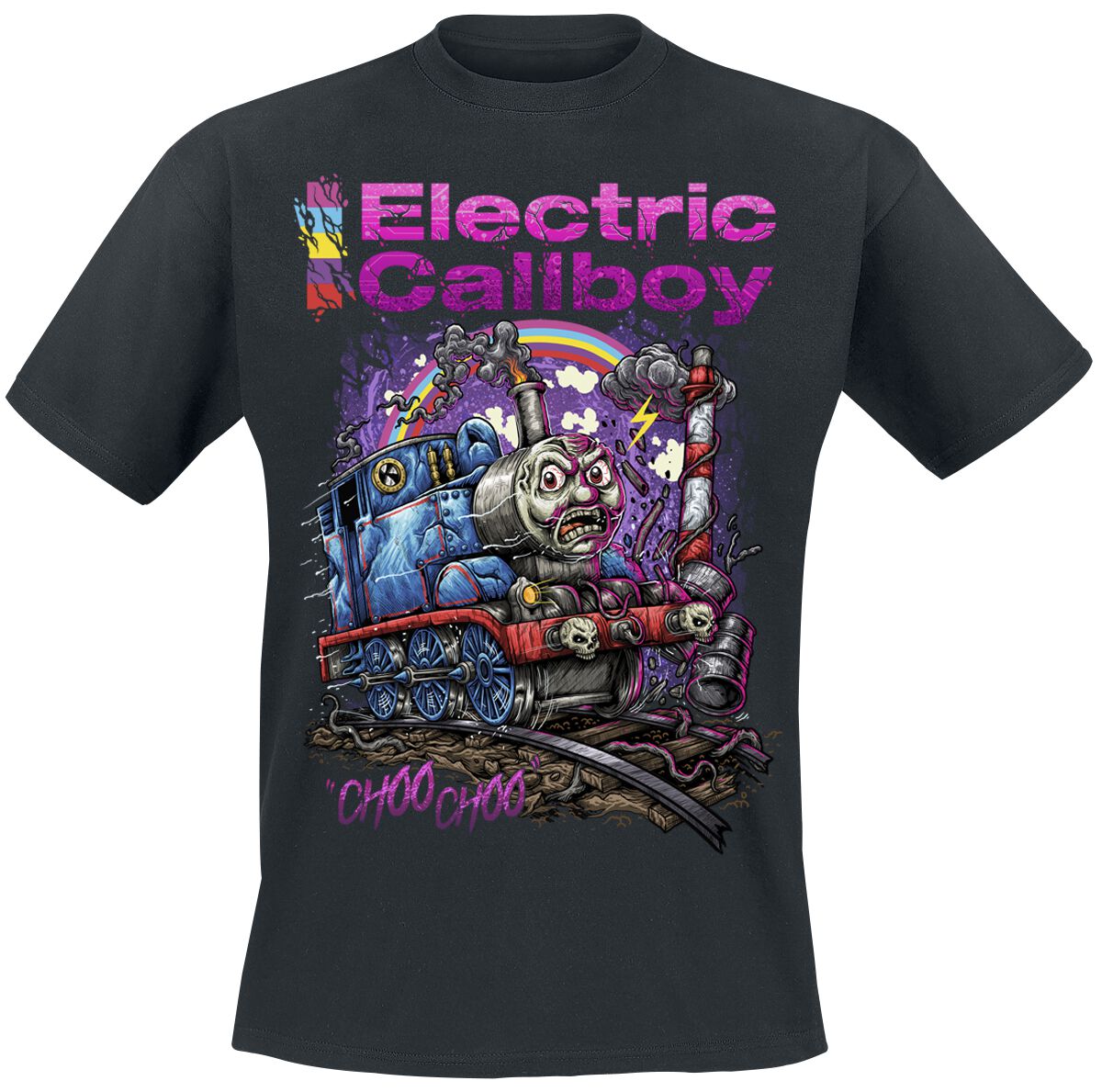 Electric Callboy T-Shirt - Choo Choo - S to 3XL - for Men - black - 100% cotton T-Shirts Band Merchandise