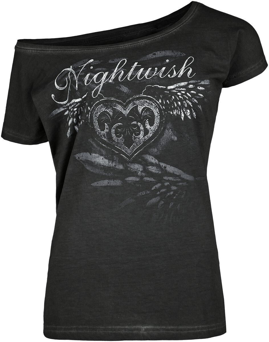 Nightwish T-Shirt - Stone Angel - S to XXL - for Women - black - 100% cotton T-Shirts Band Merchandise