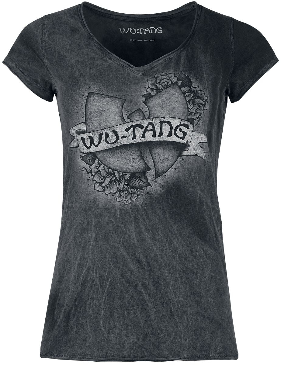 Wu-Tang Clan T-Shirt - Tattoo Logo - S to 3XL - for Women - black - 100% cotton T-Shirts Band Merchandise