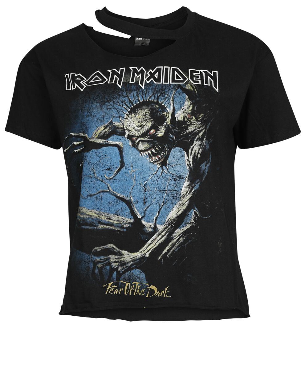 Iron Maiden T-Shirt - Fear Of The Dark - S to XXL - for Women - black - 100% cotton T-Shirts Band Merchandise