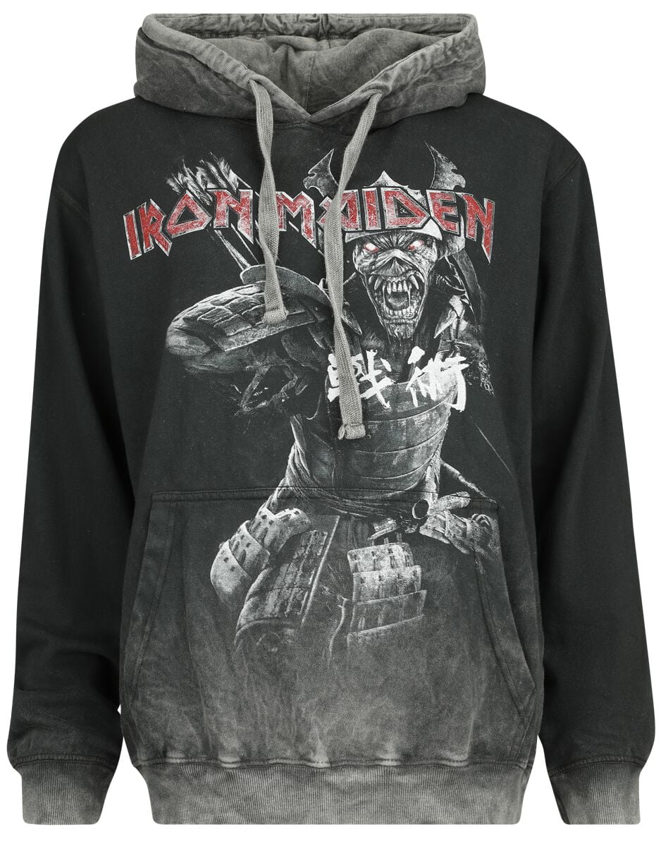 Iron Maiden Hooded sweater - Senjutsu - S to XXL - for Women - grey - 100% cotton Hooded sweaters & -jackets Band Merchandise