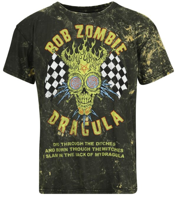 Rob Zombie T-Shirt - Dragula Racing - S to 4XL - for Men - brown - 100% cotton T-Shirts Band Merchandise - Image 1