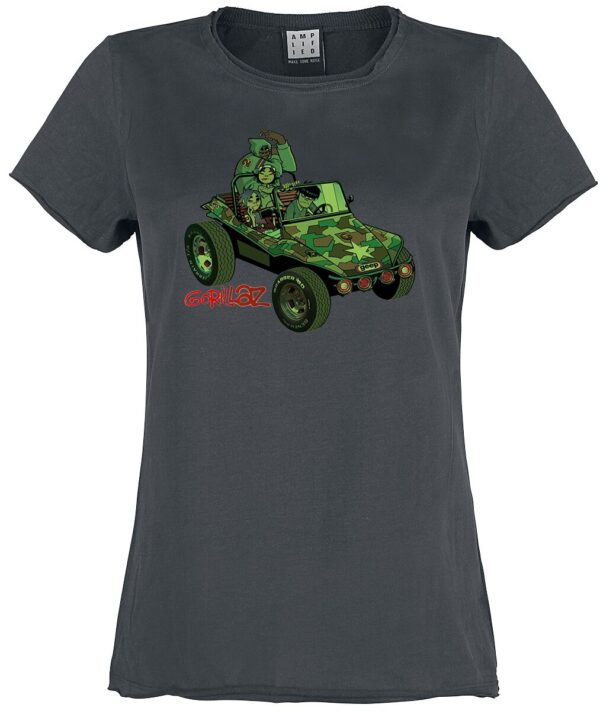 Gorillaz T-Shirt - Amplified Collection - Geep - S to XL - for Women - charcoal - 100% cotton T-Shirts Band Merchandise - Image 1