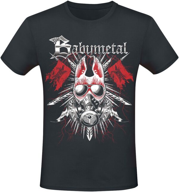 Babymetal T-Shirt - Gas Mask - S to XXL - for Men - black - 100% cotton T-Shirts Band Merchandise - Image 1