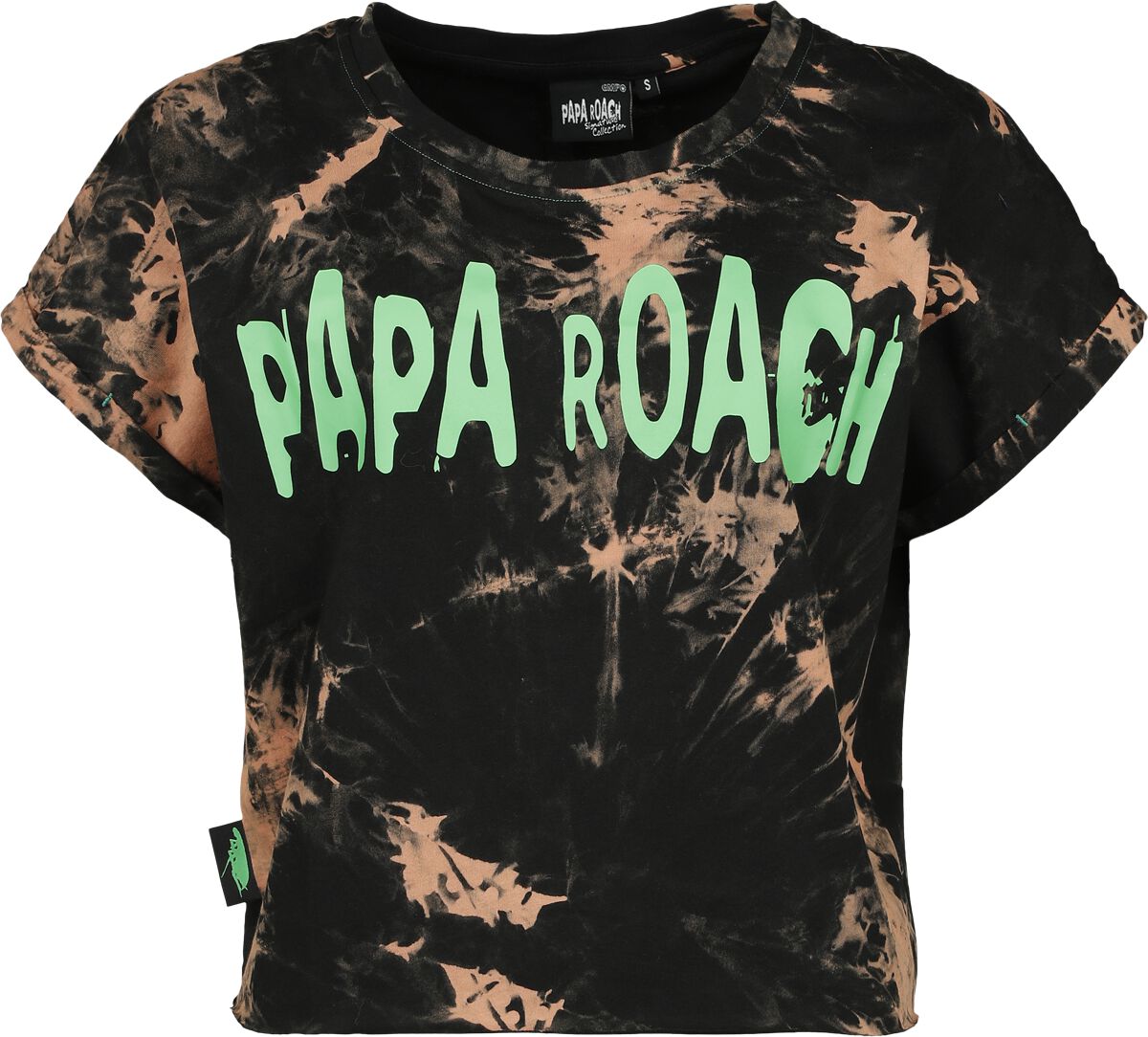 Papa Roach T-Shirt - EMP Signature Collection - XS to 3XL - for Women - black-brown - 100% cotton T-Shirts Band Merchandise